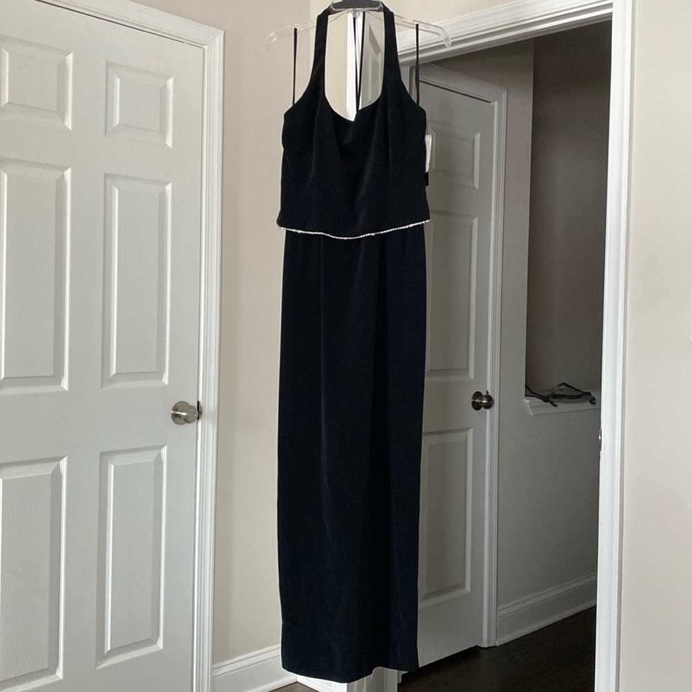 NWT Black Halter Dress / Gown